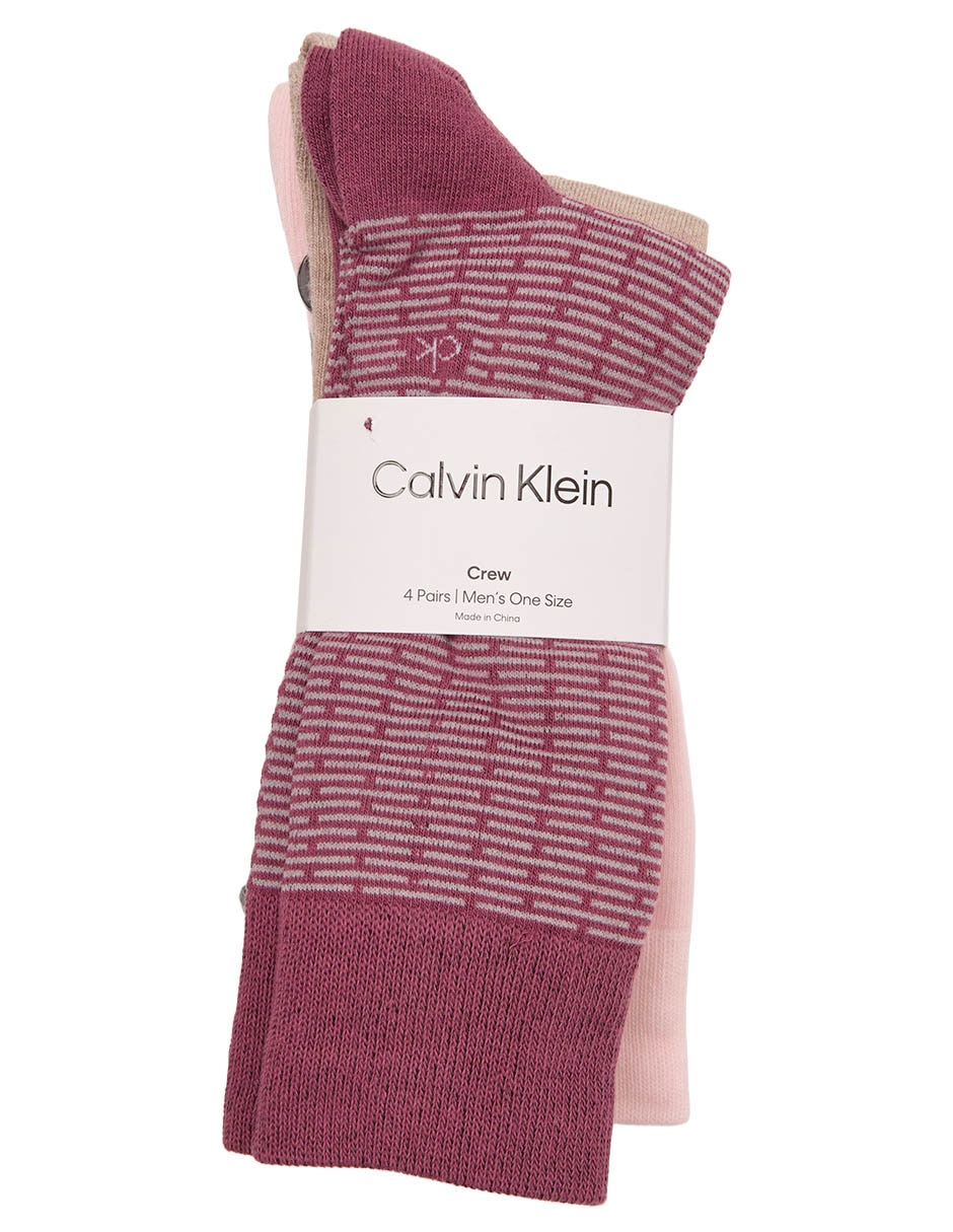Set de calceta de algodón para hombre 4 pares