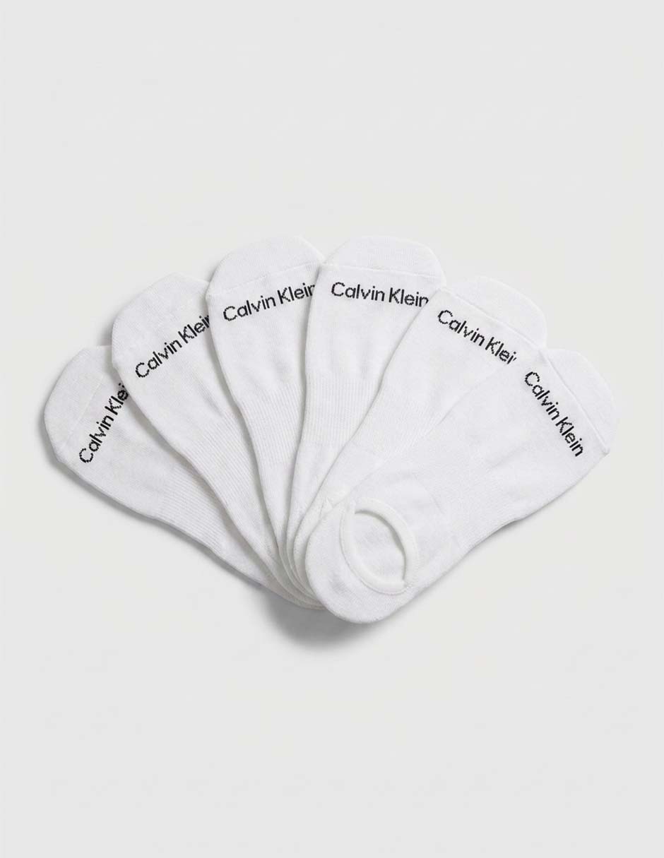 Protector de pie calvin klein de algodón para hombre 6 pares 1