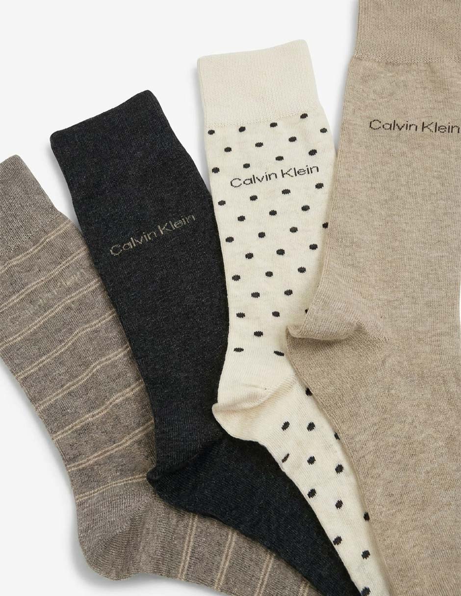 Set de calceta de algodón para hombre 4 pares Set de calceta de algodón para hombre 4 pares