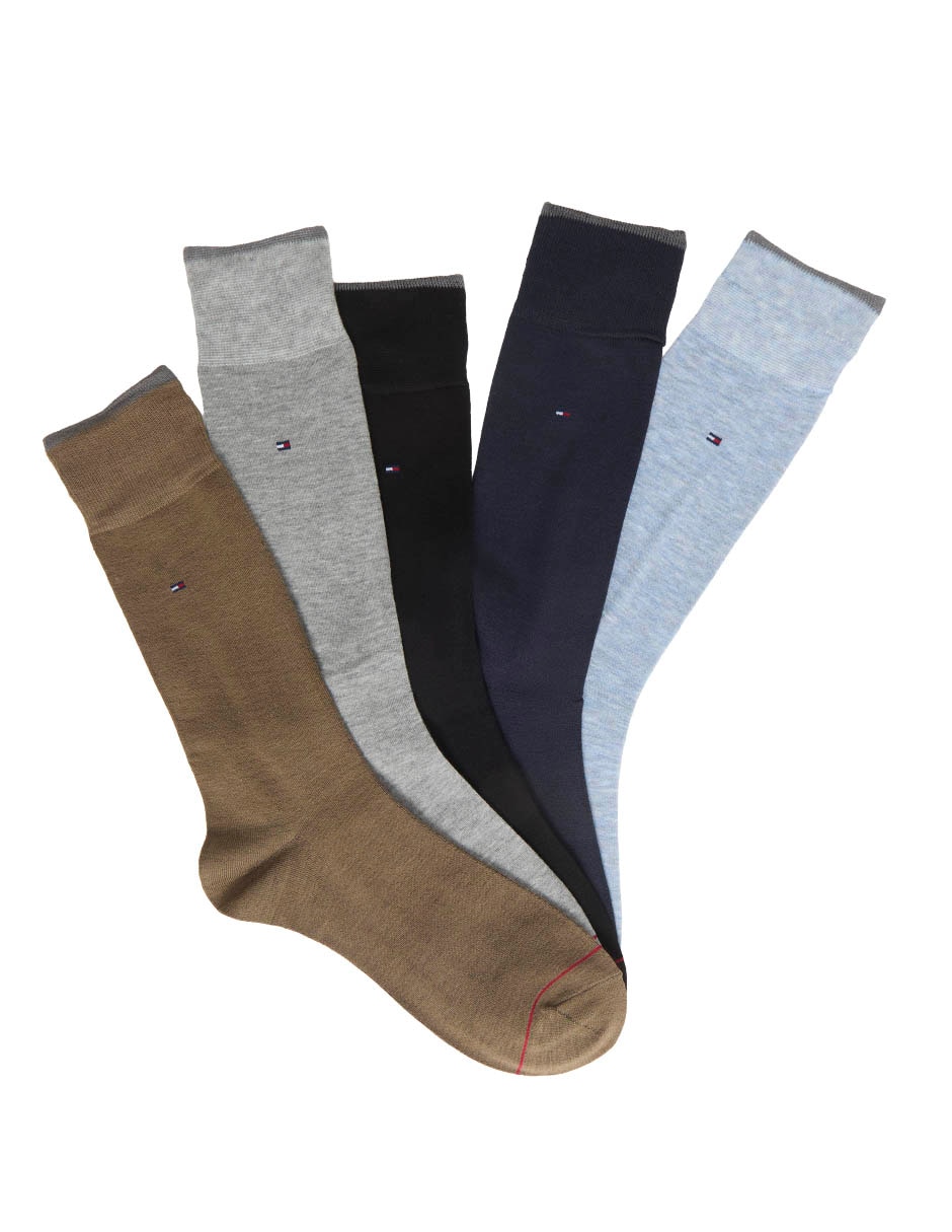 Calcetín Hilfiger De Algodón Para Hombre 5 Pares