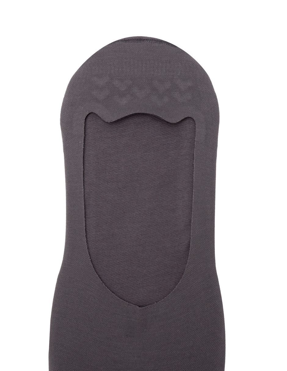 Protector de pie invisible flexi de algodón  y elastano para hombre 3 pares