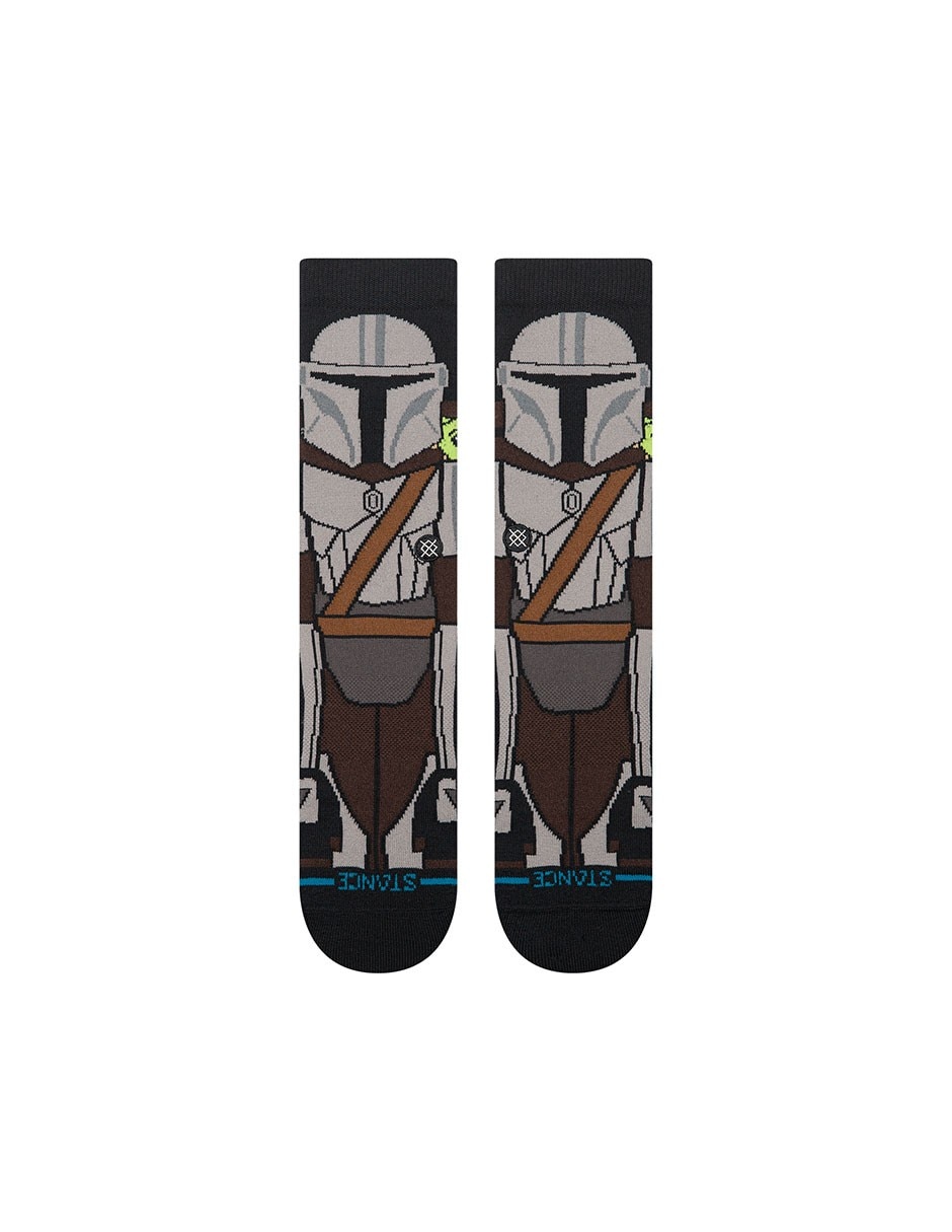 Calceta Star Wars: The Mandalorian Comfort Stance De Algod—n Para Hombre 1 Par 3