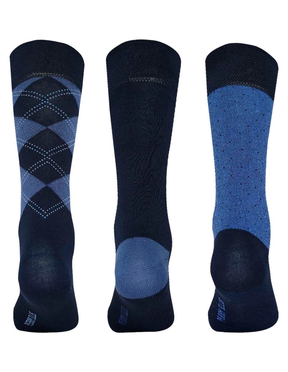 Calcetín para hombre 3 pares 4