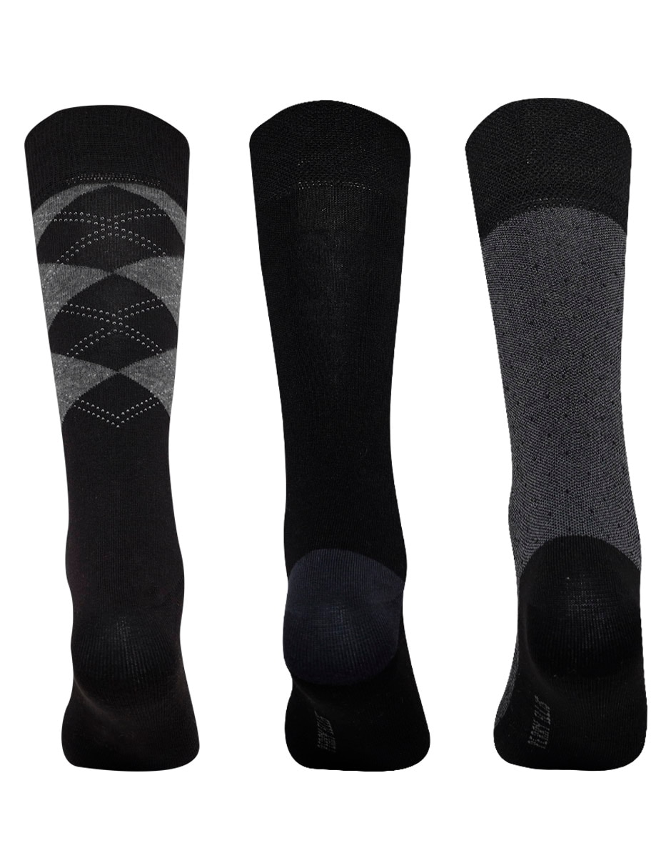 Set de calcetÍn de bambú para hombre 3 pares 4