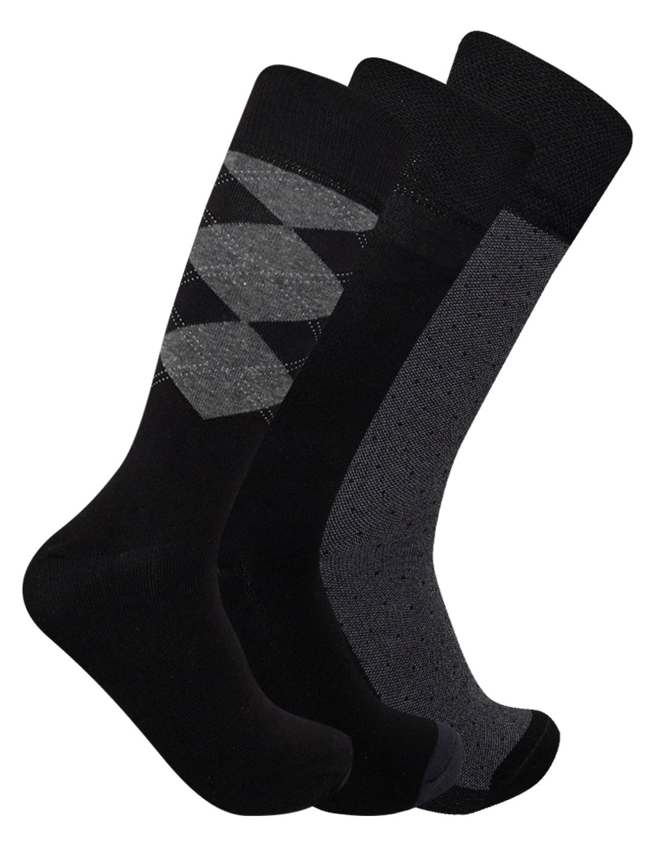 Set de calcetÍn de bambú para hombre 3 pares 1
