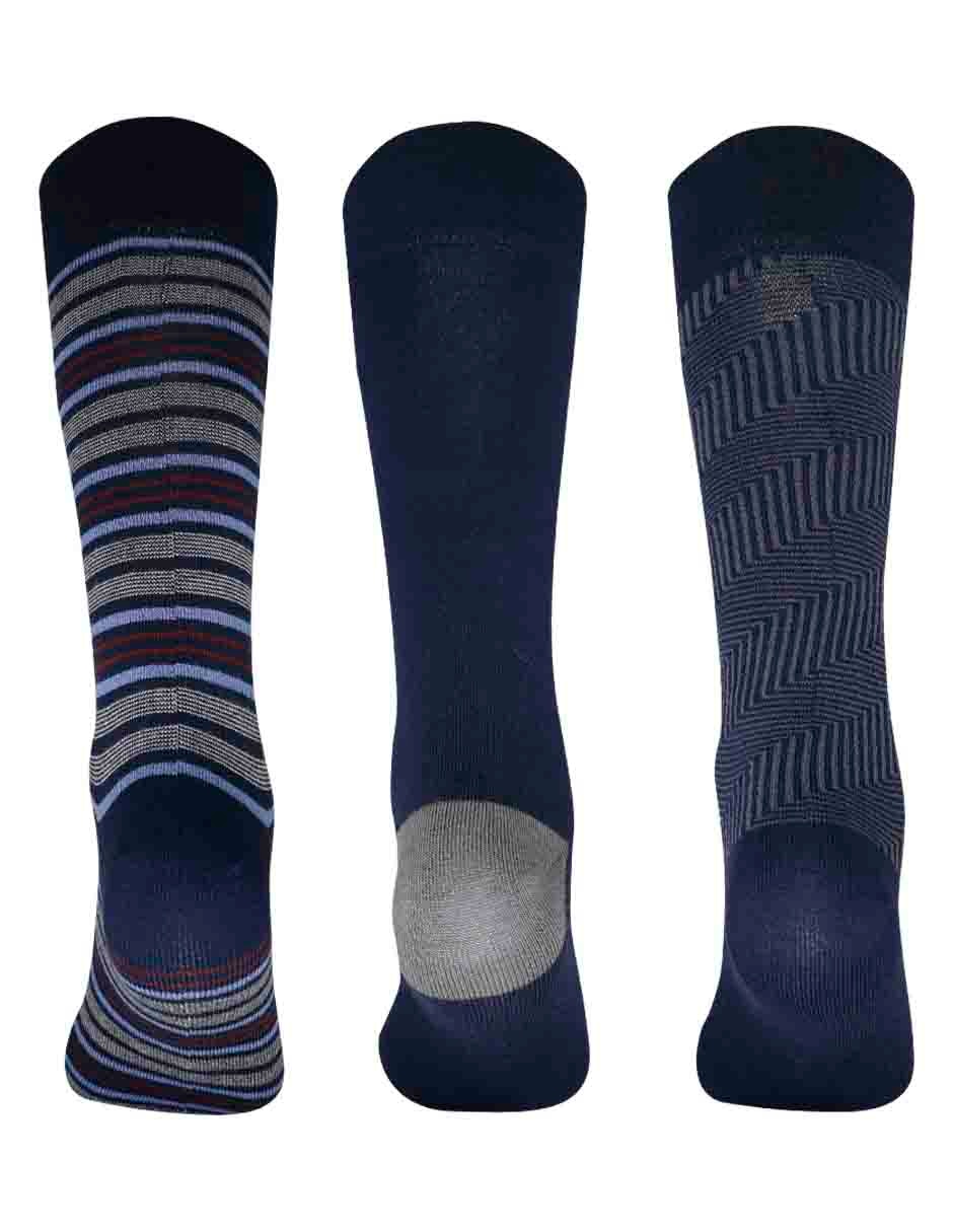 Calcetín de bambú para hombre 3 pares