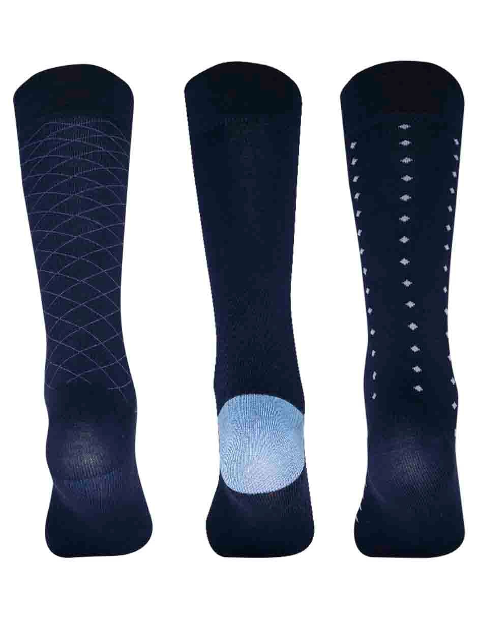 Calcetín de bambú para hombre 3 pares