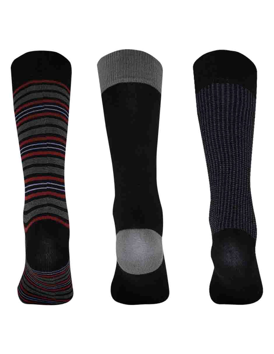 Calcetín de bambú para hombre 3 pares