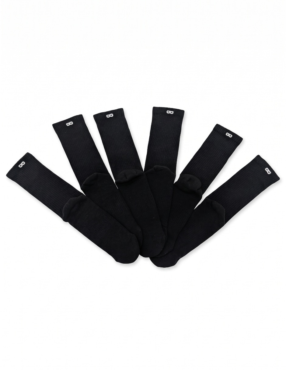 Set calceta para hombre 6 pares 1