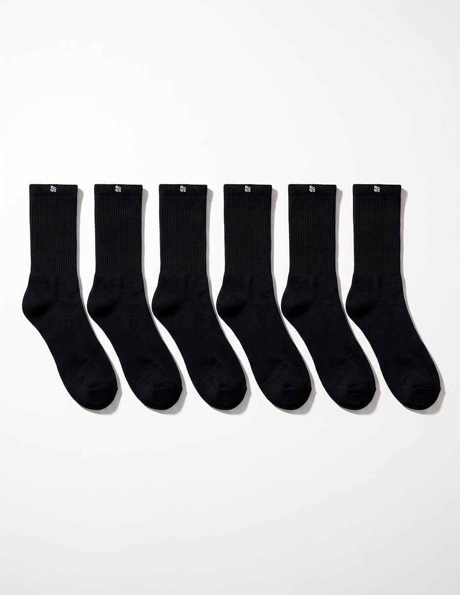 Set calcetín transpirable de algodón para hombre 3 pares Set calcetín transpirable de algodón para hombre 3 pares