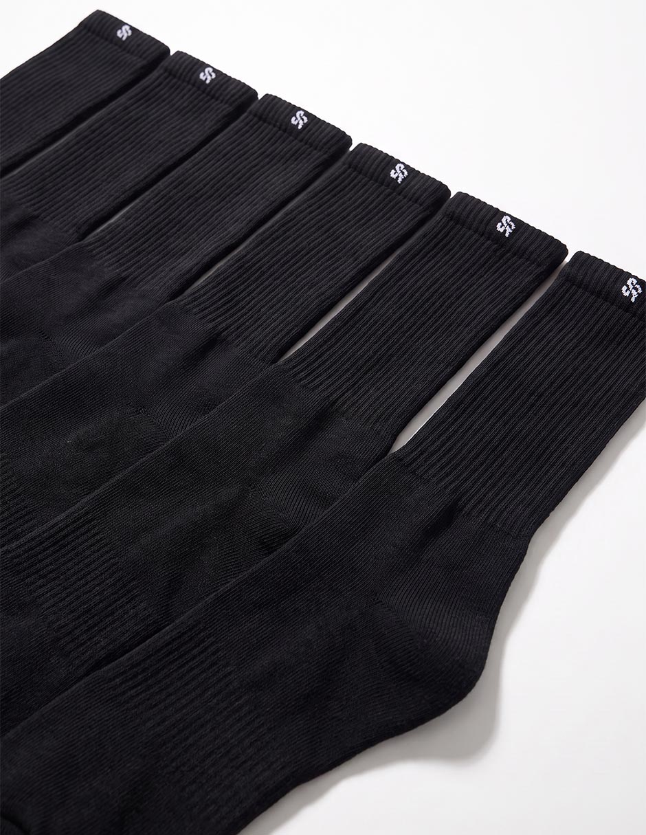 Set calcetín transpirable de algodón para hombre 3 pares 2