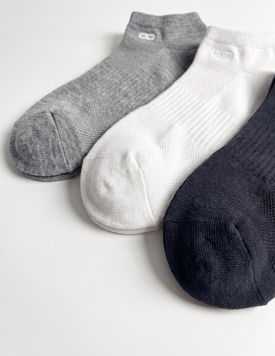 Set de tín transpirable de algodón para hombre 3 pares 4