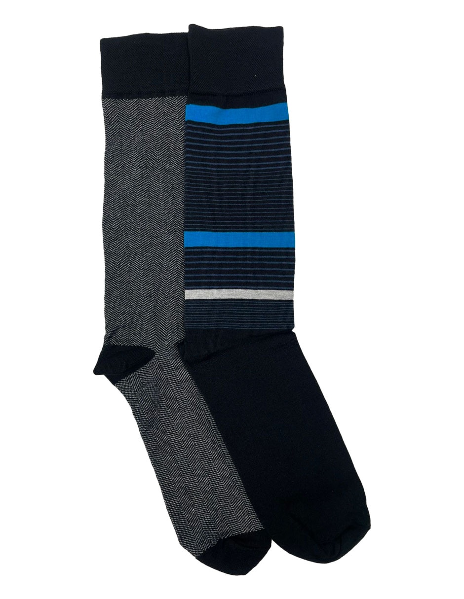 Calcetín de algodón para hombre 2 pares