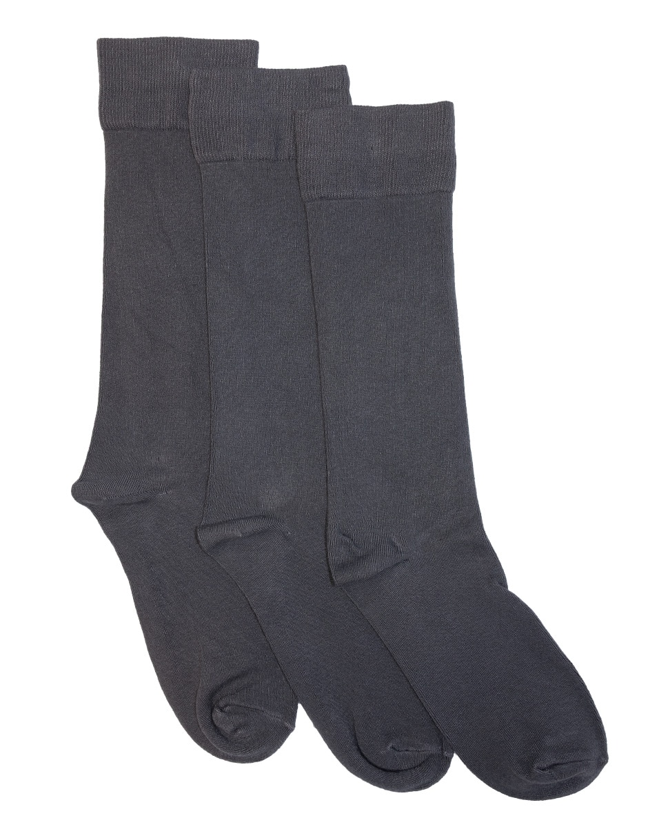 Calcetín No aplica No aplica de Bambú para hombre 3 pares 1