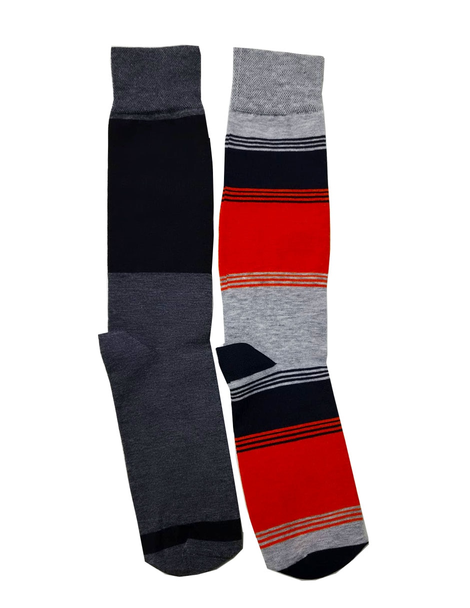 Set de calcetín de algodón para hombre 2 pares 1