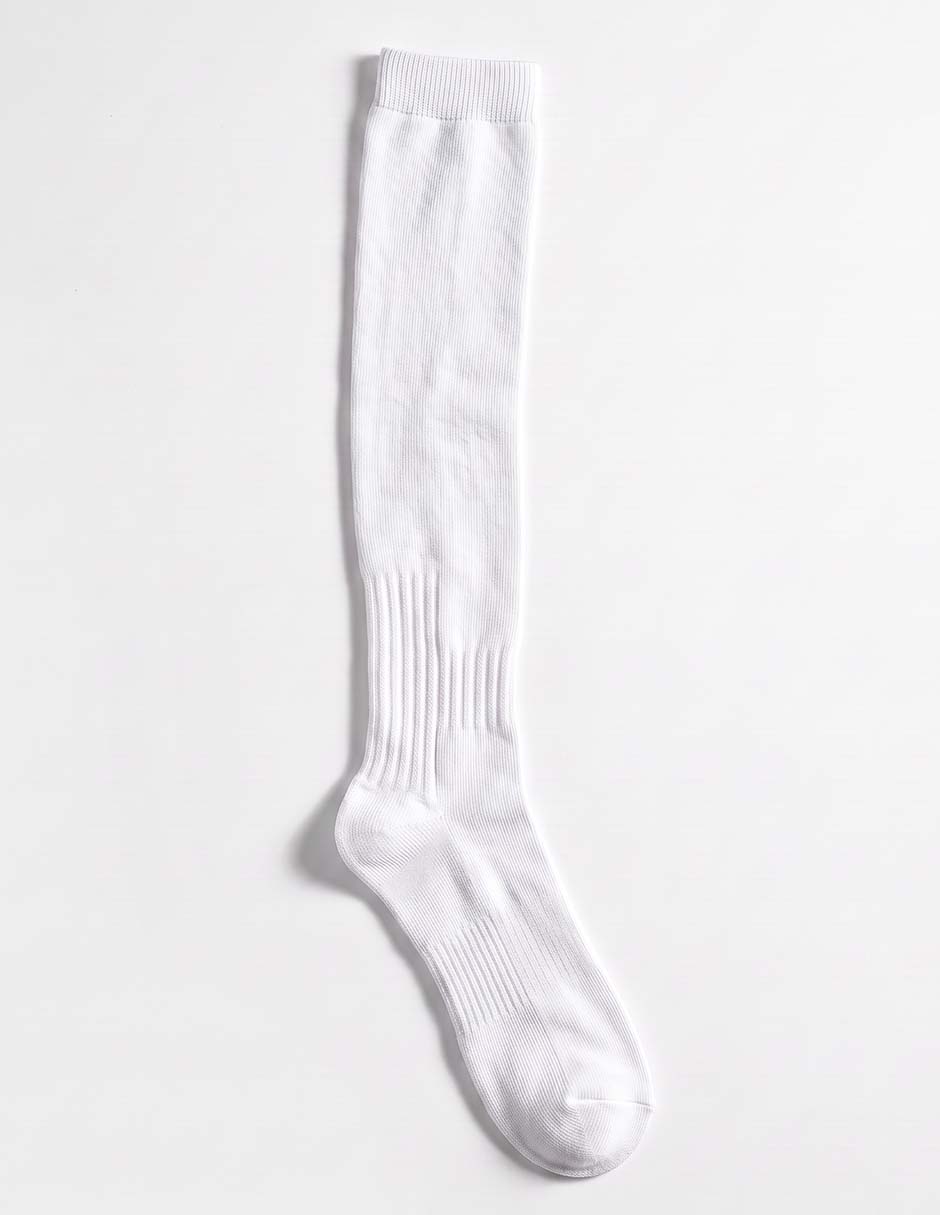 Calcetín compresión punto blanco de algodón para hombre 2