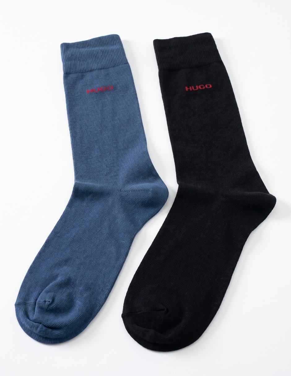 Set Calceta de algodón para hombre 2 pares Set Calceta de algodón para hombre 2 pares