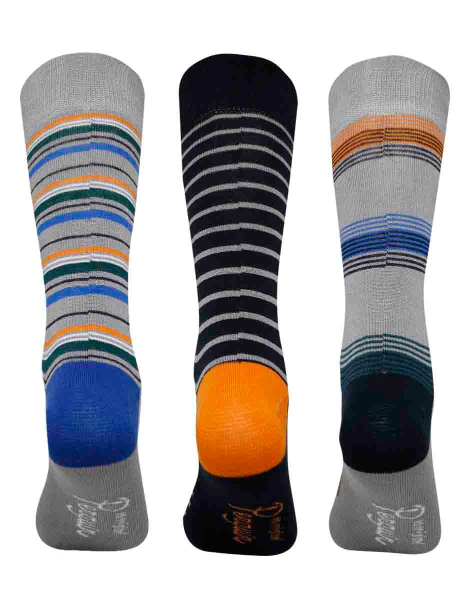 Calcetín para hombre 3 pares 4