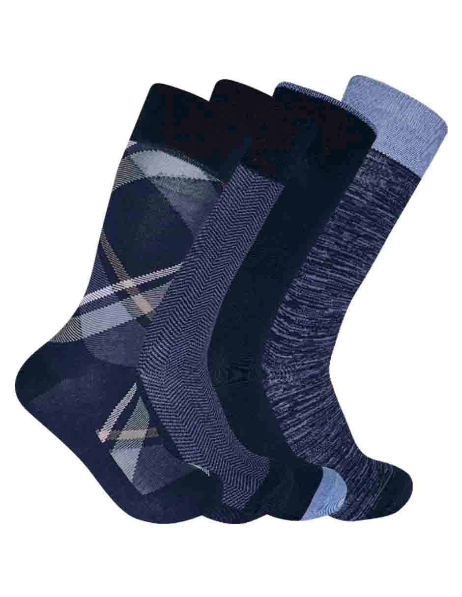Calcetín de bambú para hombre 4 pares 1