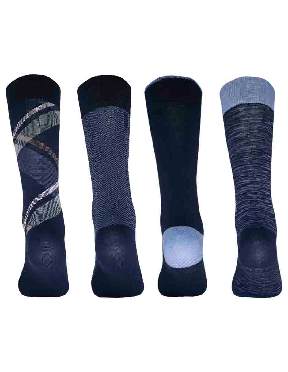 Calcetín de bambú para hombre 4 pares