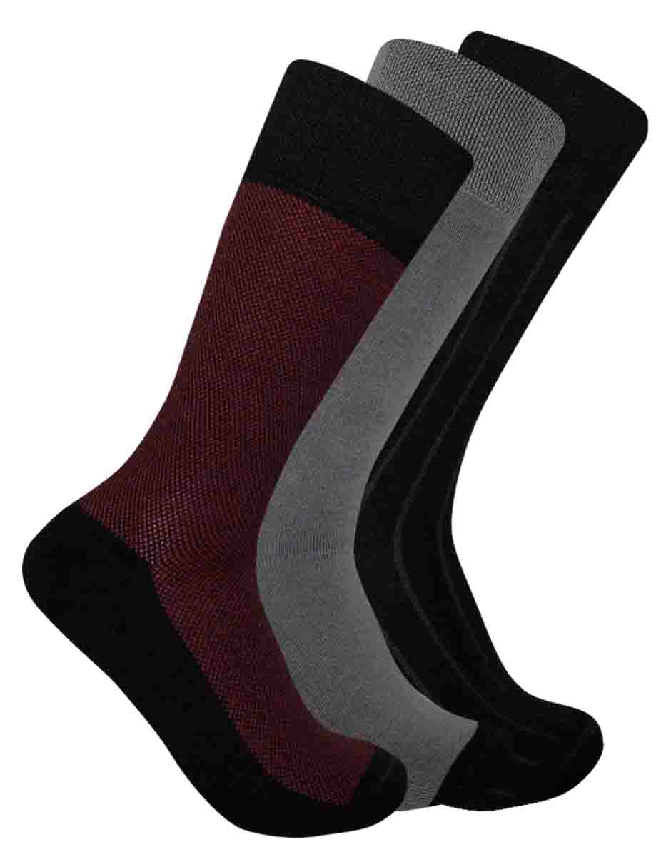 Calcetín de bambú para hombre 3 pares