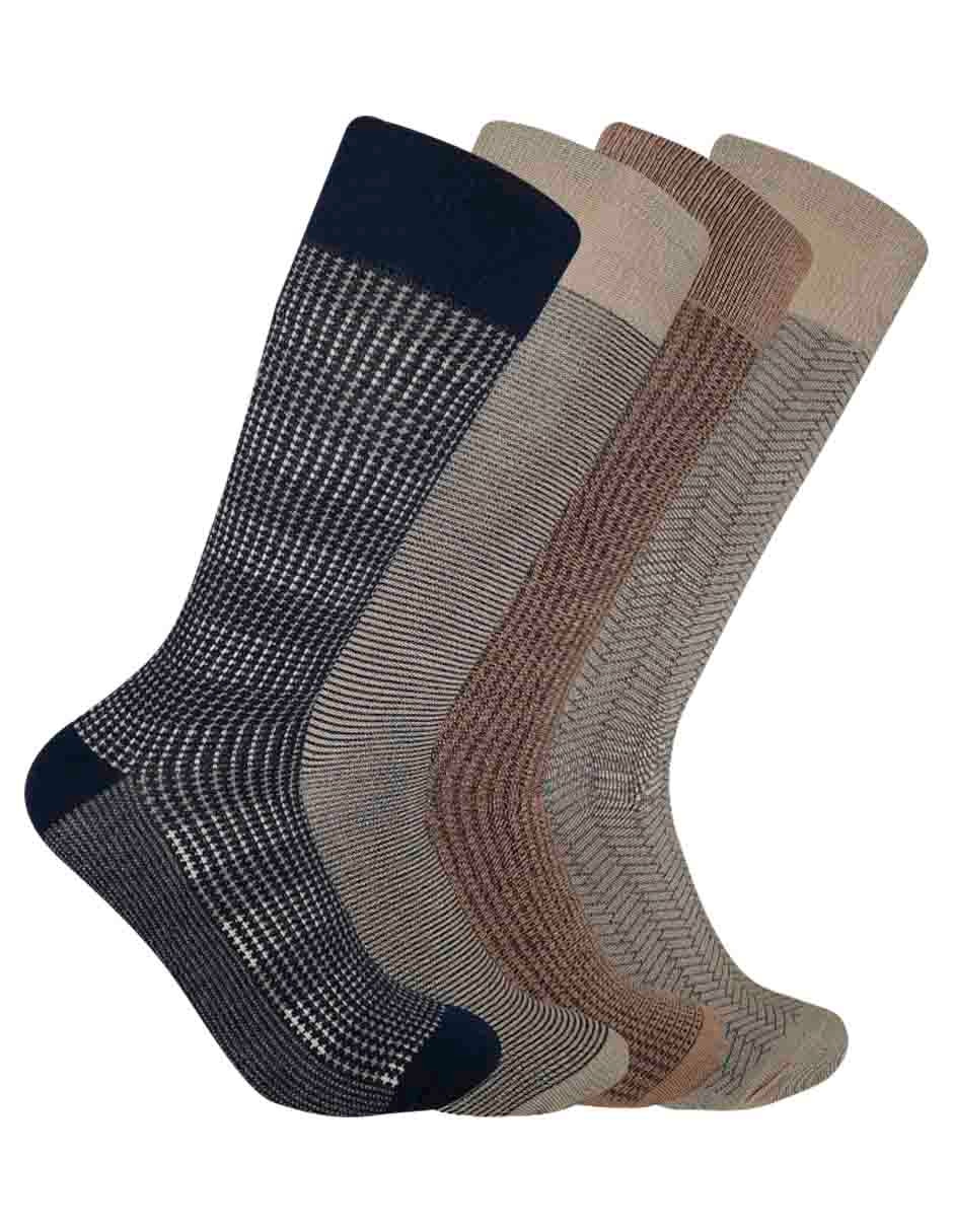 Calcetín de bambú para hombre 4 pares Calcetín de bambú para hombre 4 pares