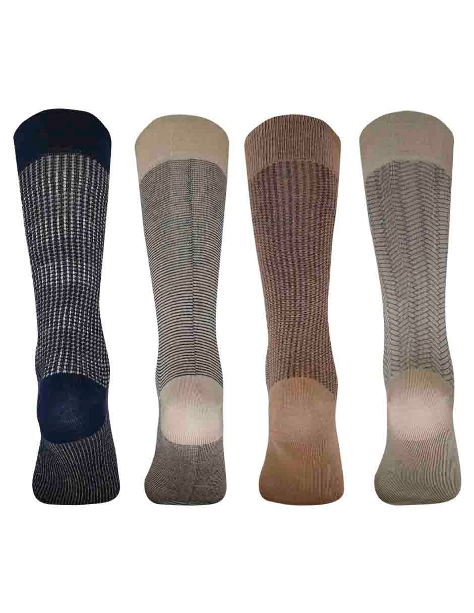 Calcetín de bambú para hombre 4 pares 2