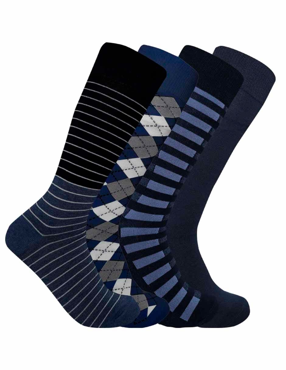 Calcetín para hombre 4 pares