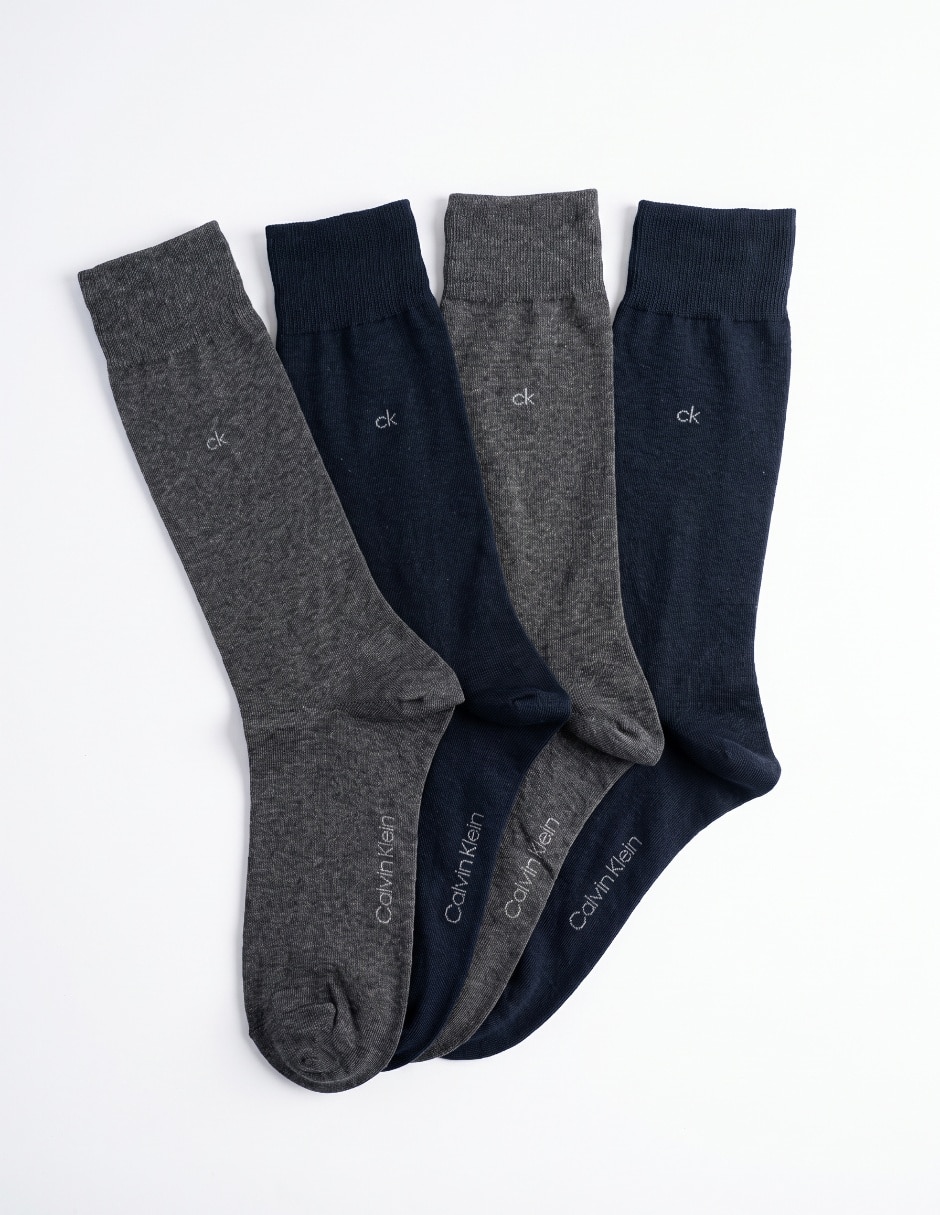Calceta para hombre 4 pares