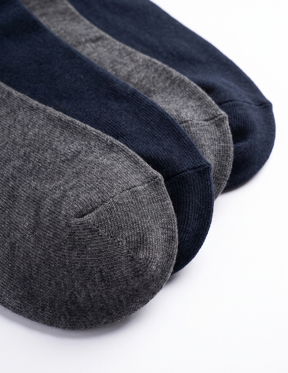 Calceta para hombre 4 pares 3