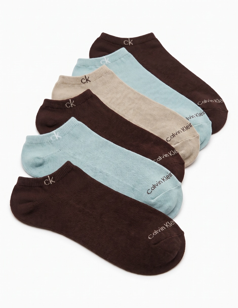 Set calceta Calvin klein para hombre 6 pares Set calceta Calvin klein para hombre 6 pares