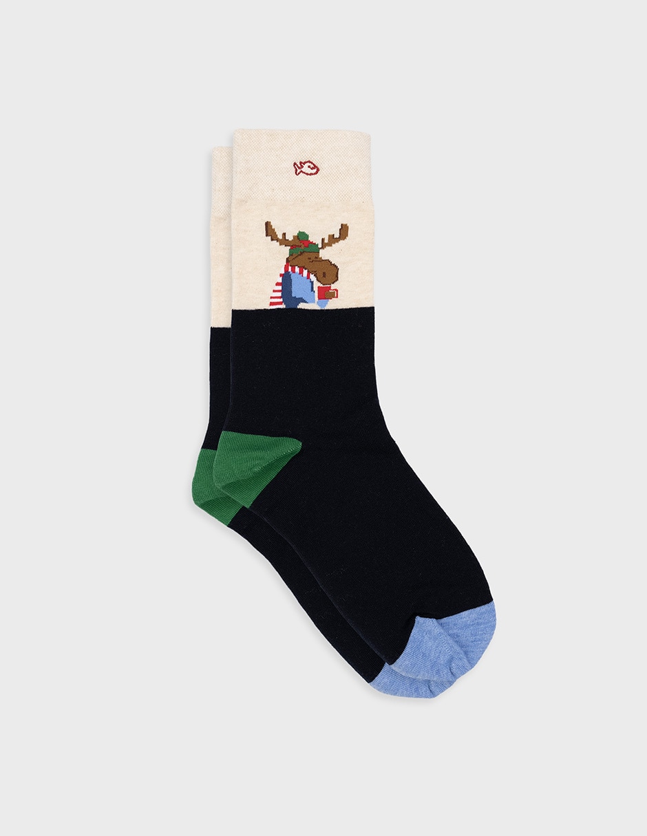 Calcetines Navidad de algodón Hombre