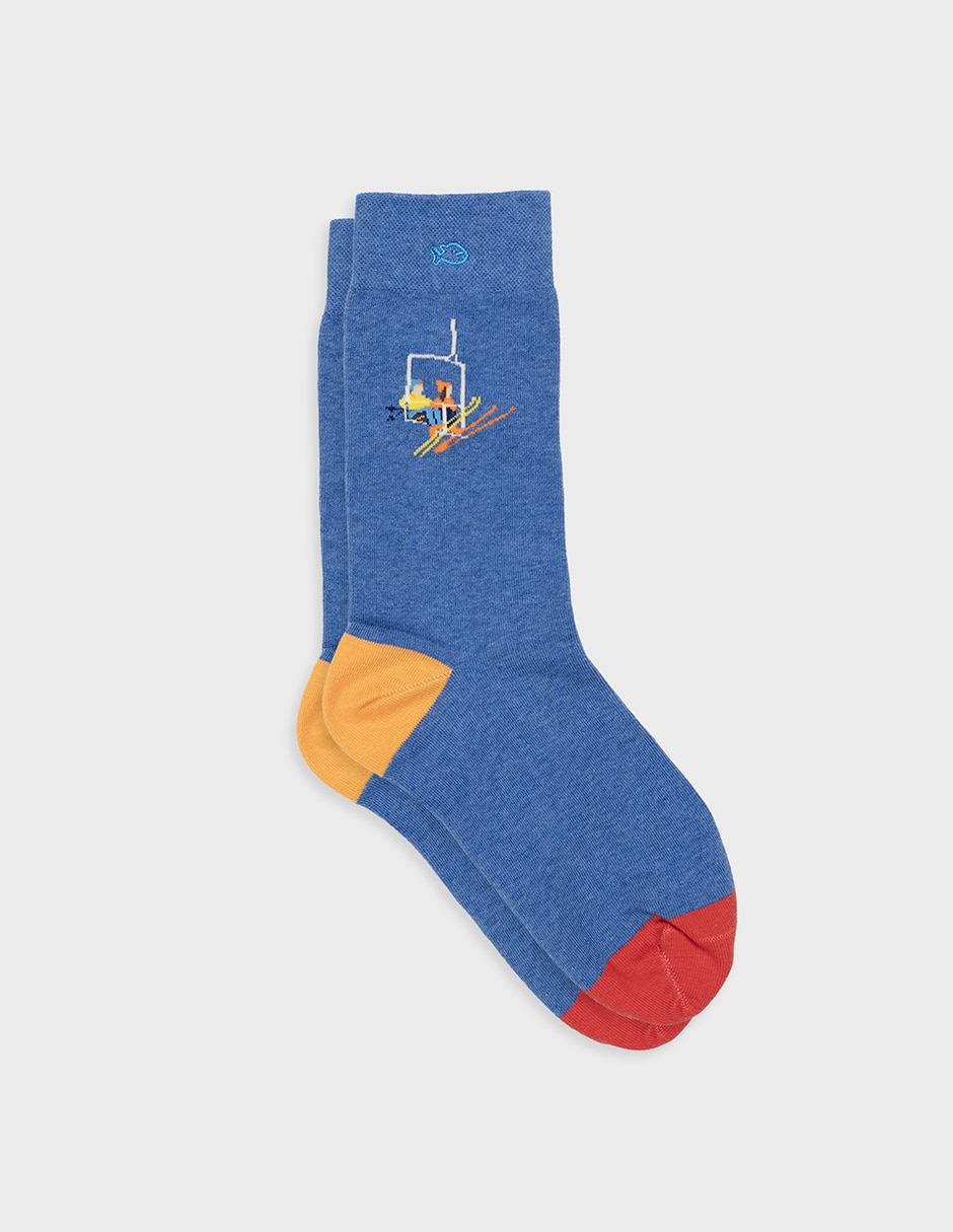 Calcetines Navidad de algodón Hombre Calcetines Navidad de algodón Hombre