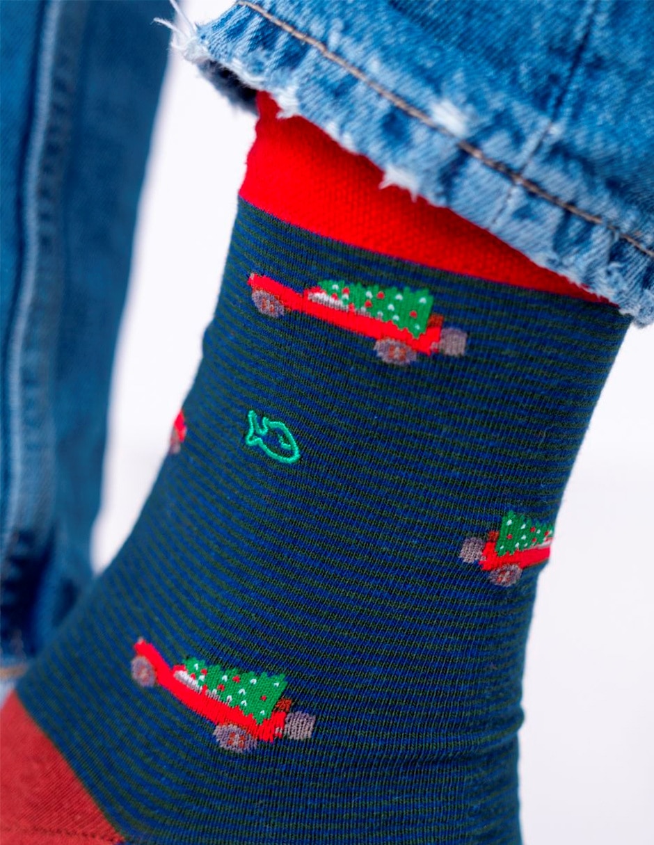 Calcetines Navidad de algodón Hombre 2