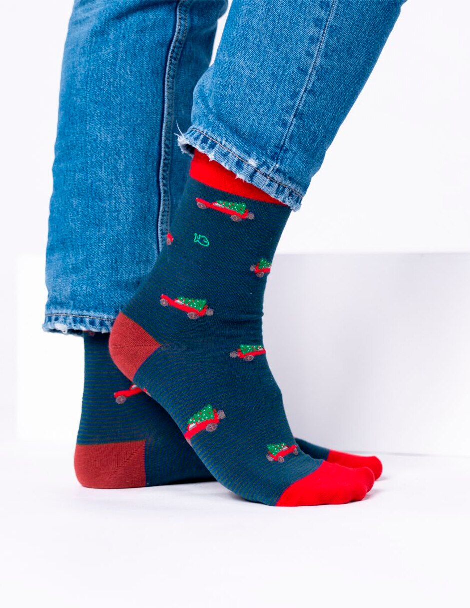 Calcetines Navidad de algodón Hombre 3