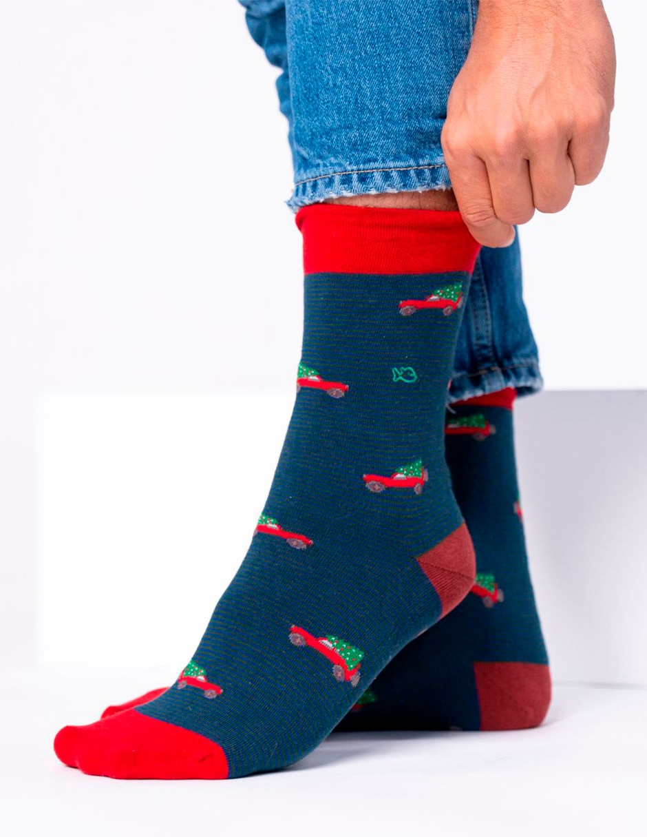 Calcetines Navidad de algodón Hombre 4