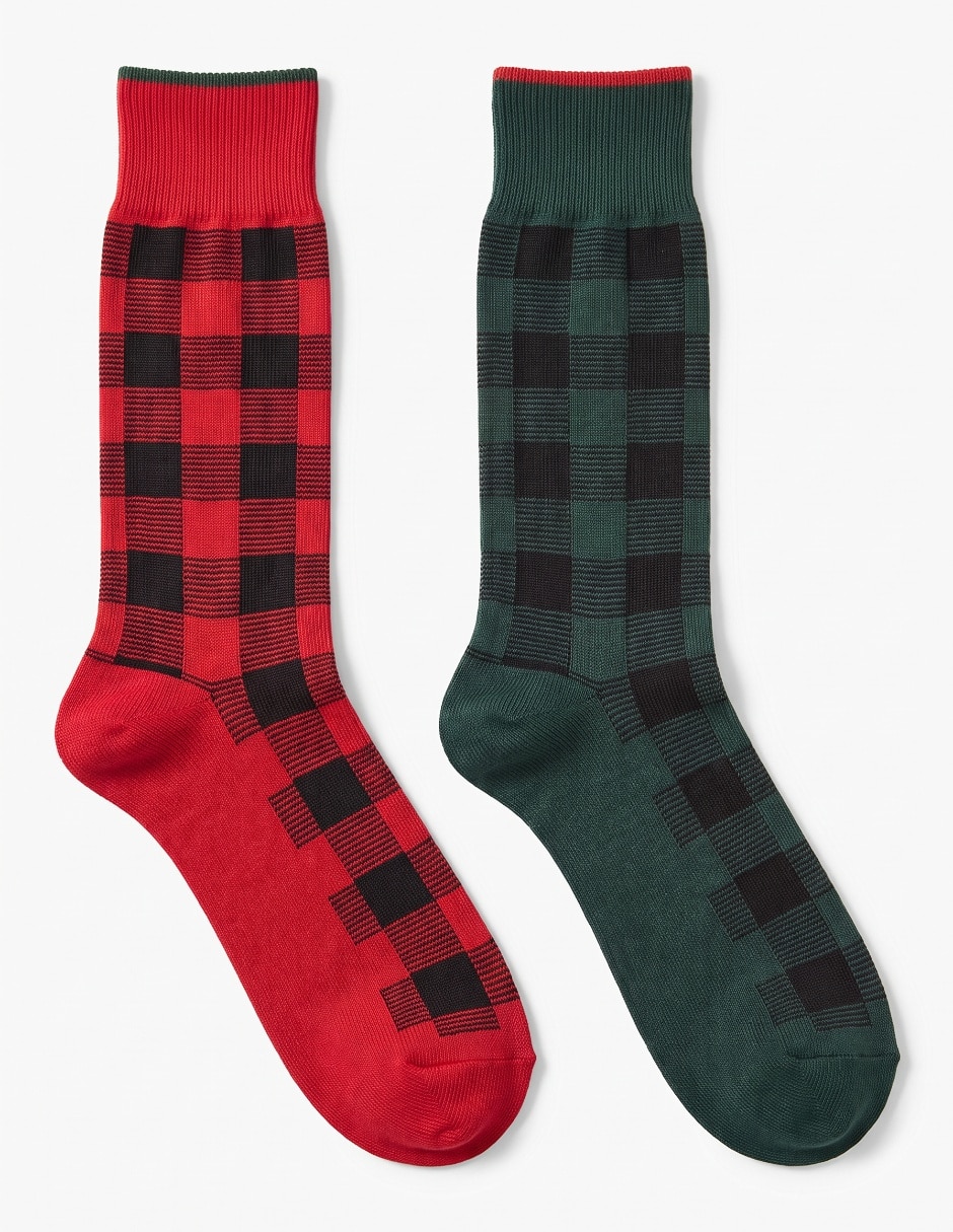 Set calceta navideña para hombre 2 pares 2