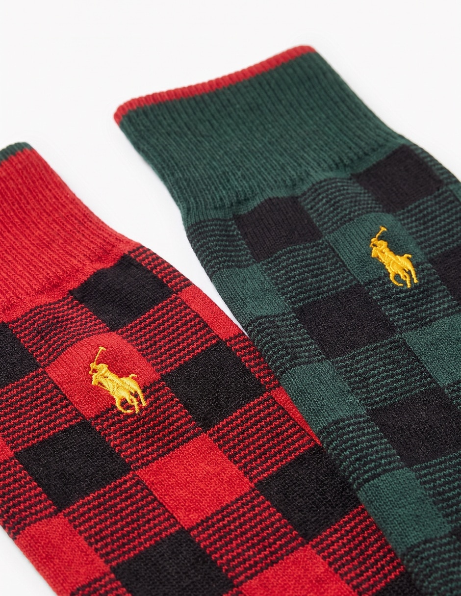 Set calceta navideña para hombre 2 pares 3