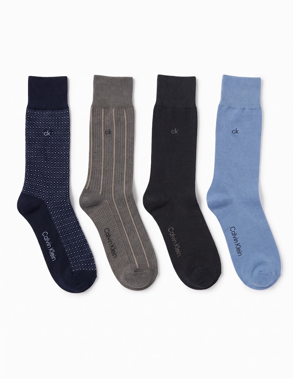 Set calceta para hombre 4 pares Set calceta para hombre 4 pares
