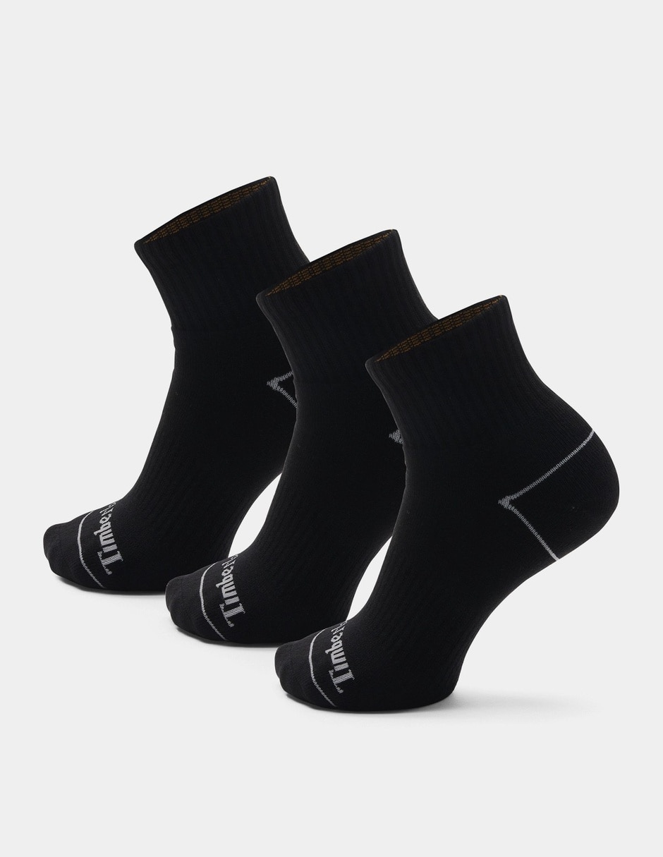 Estándar No aplica No aplica 3 Pack de calcetines cortos con acolchado completo Bowden Negro TB0A6BAQ001 de Algodón para hombre 3 pares 1