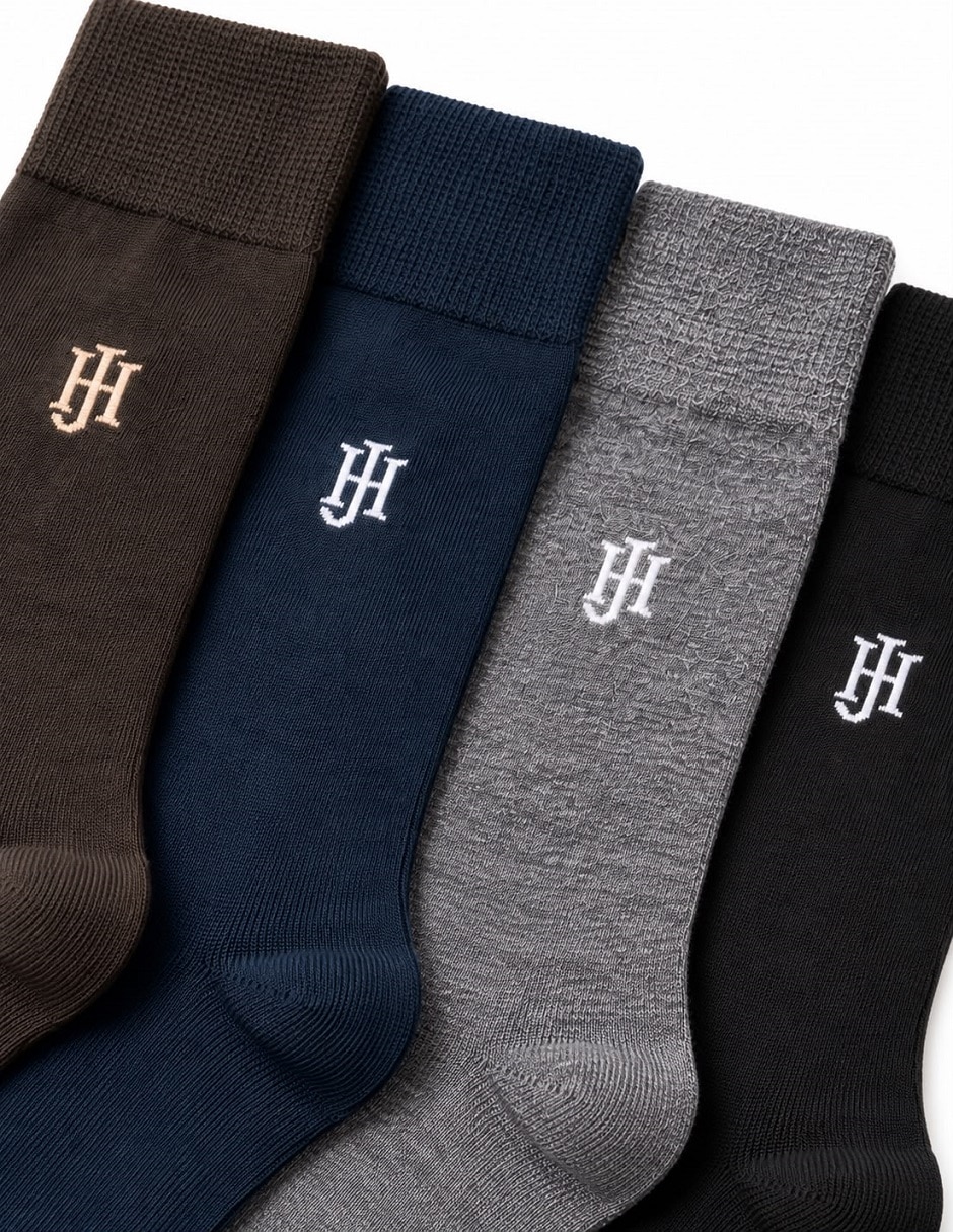 Calcetín diabético para hombre 4 pares 3