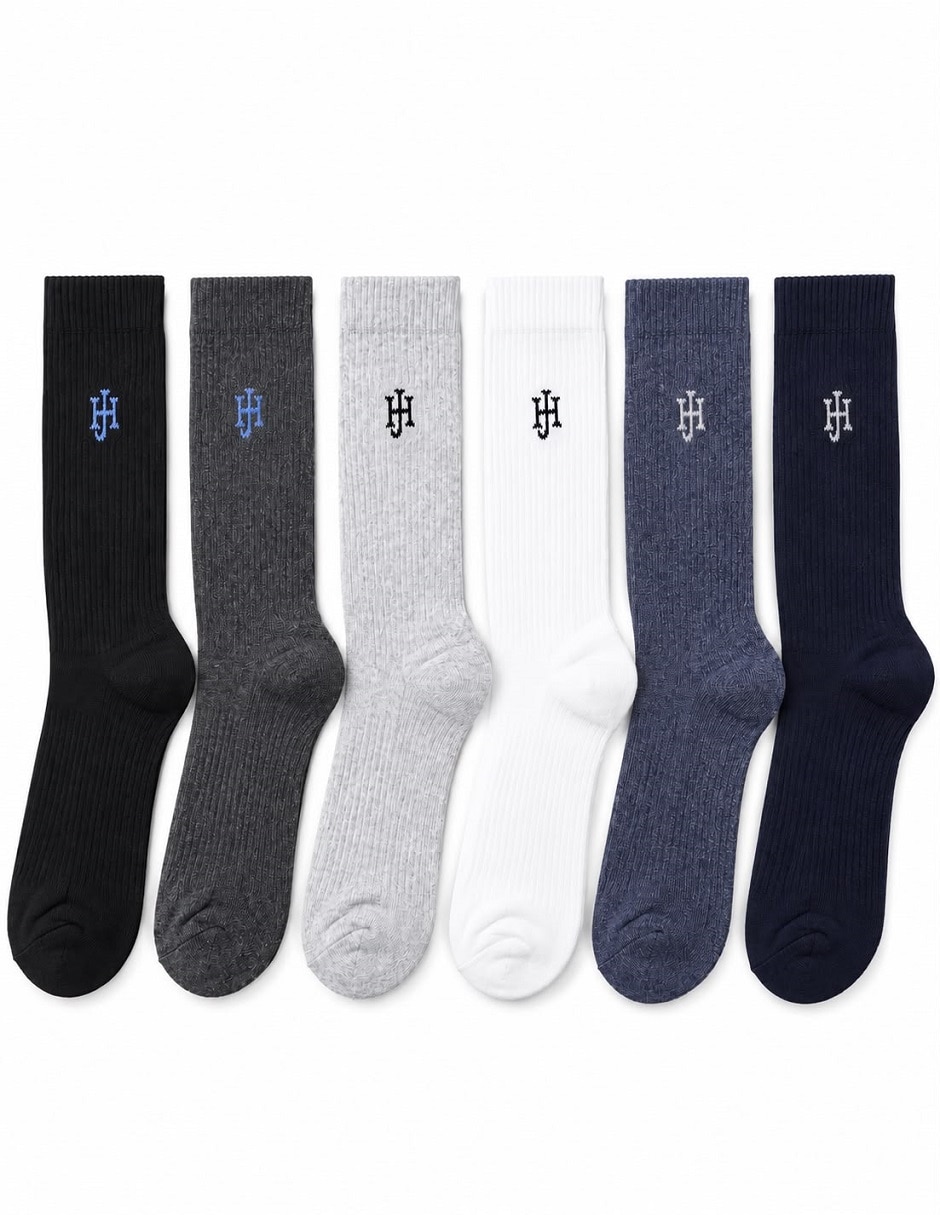 Calcetín para hombre 6 pares