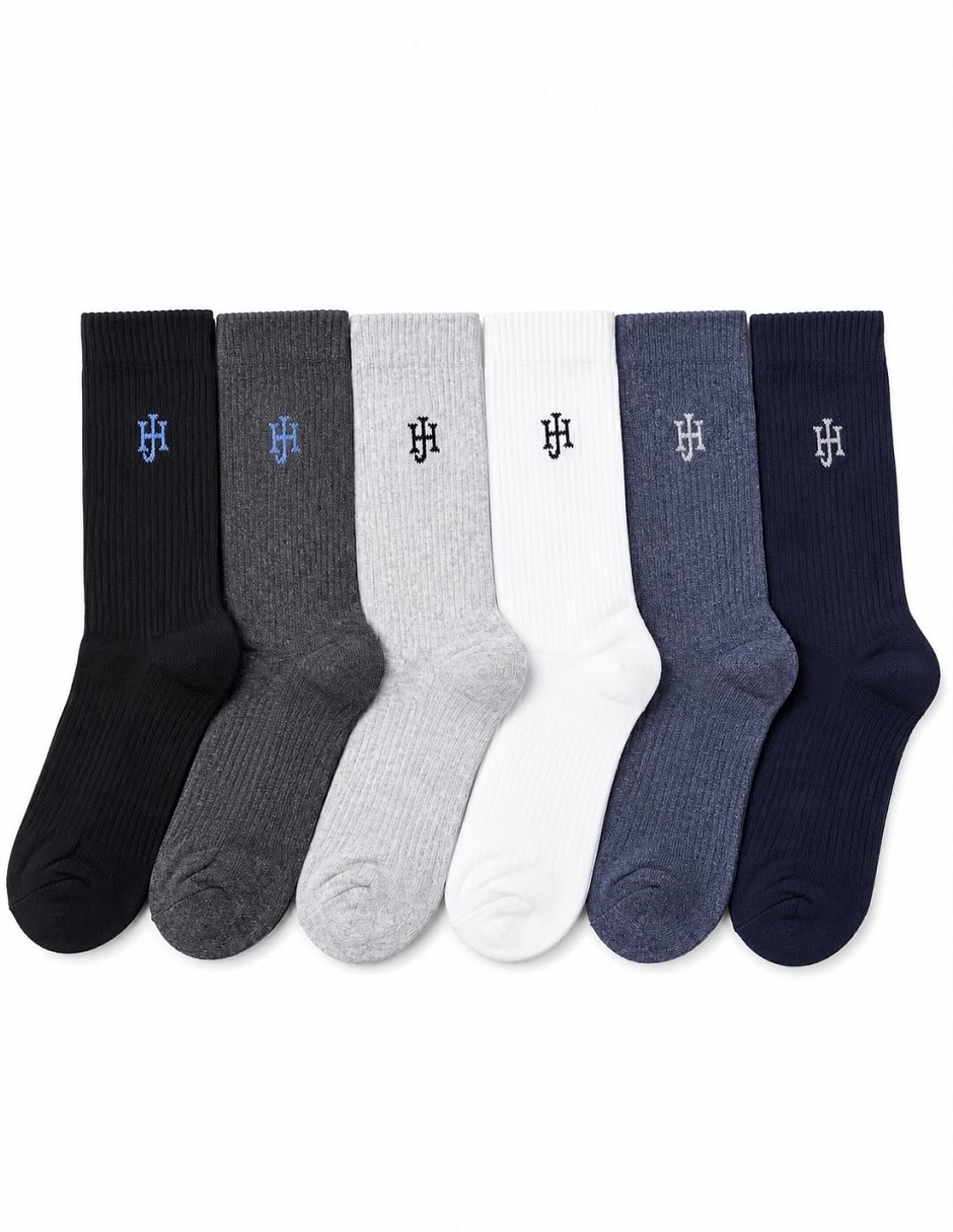 Calcetín para hombre 6 pares 2
