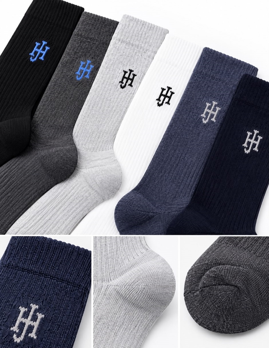 Calcetín para hombre 6 pares 5