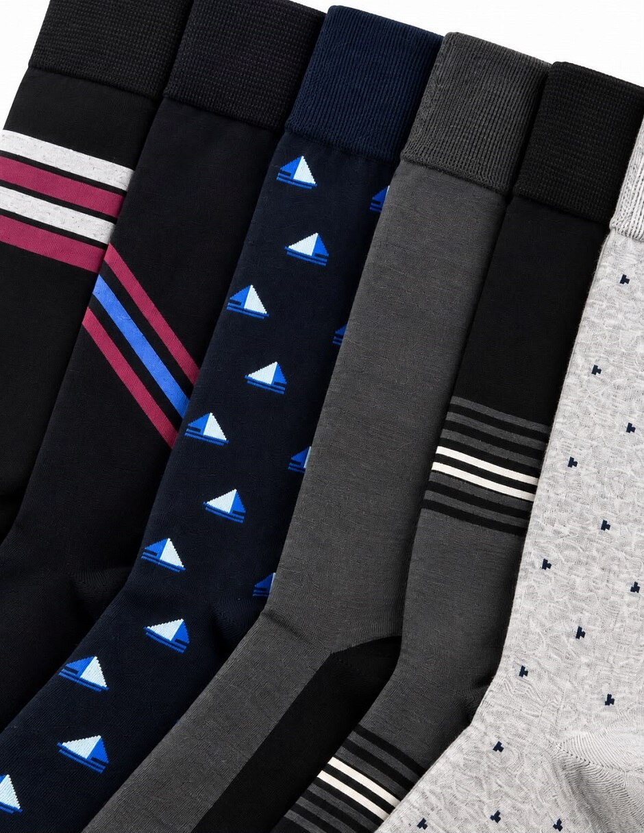 Calcetín diabético para hombre 6 pares 3