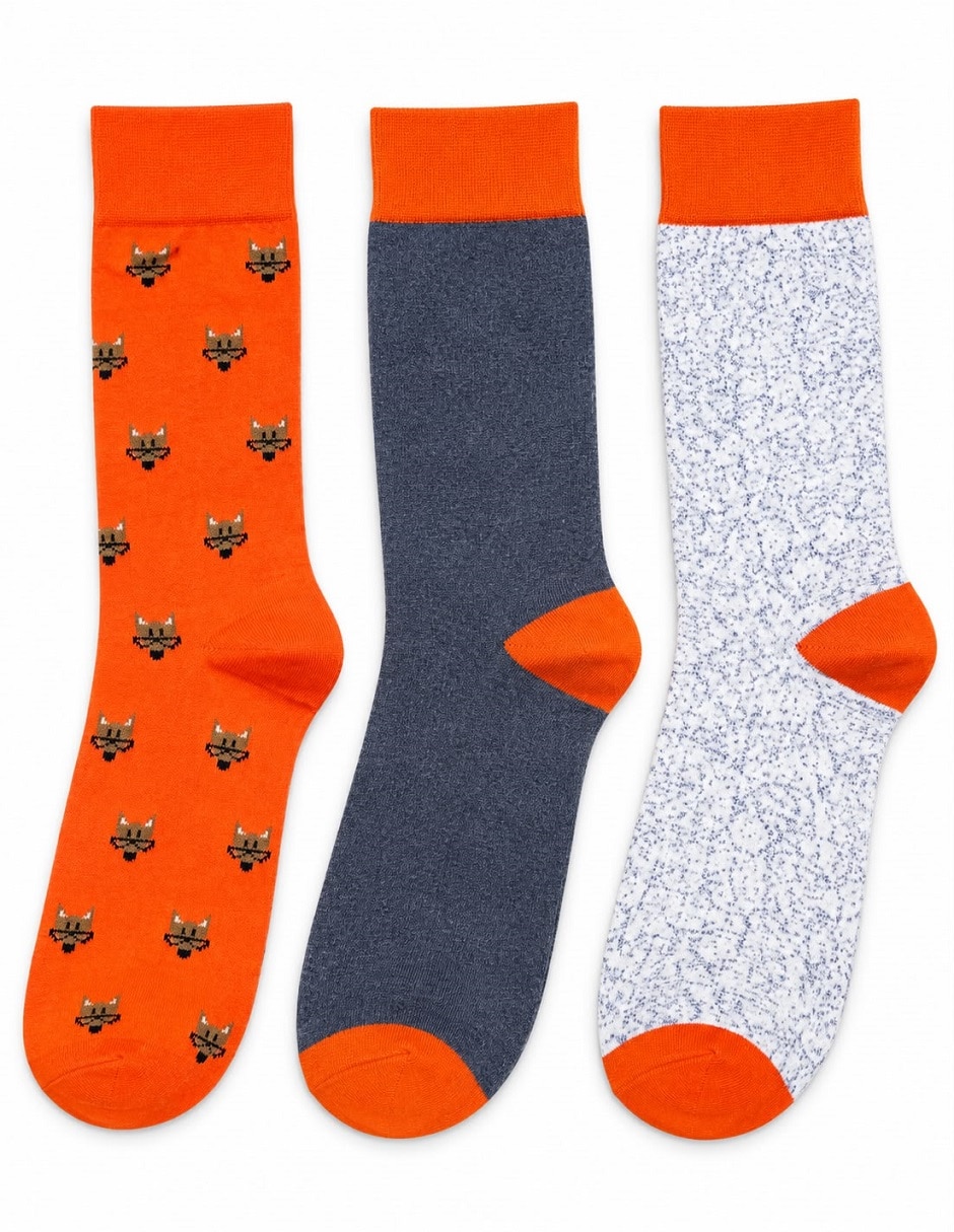 Calcetín halloween para hombre 3 pares