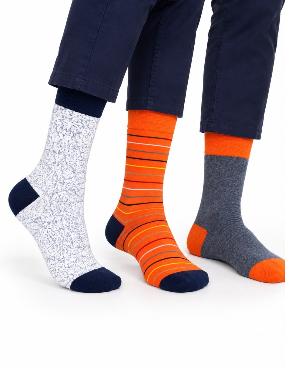 Calcetín halloween para hombre 3 pares 4