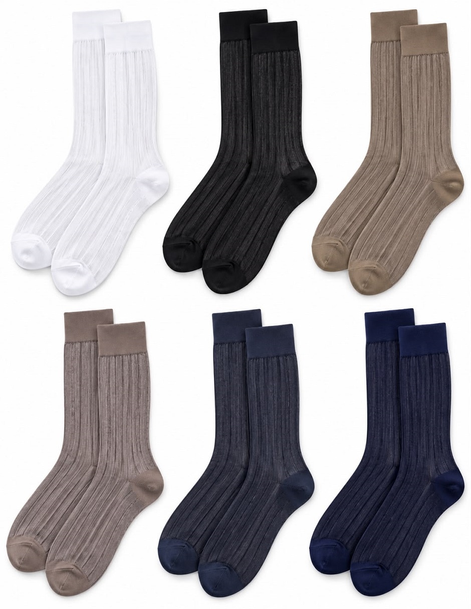 Calcetín para hombre 6 pares 1