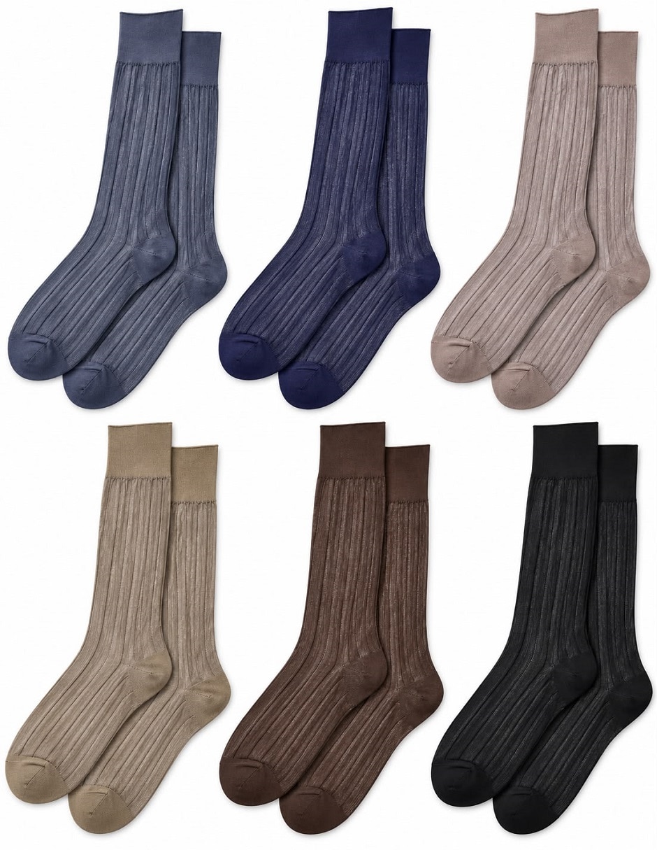 Calcetín para hombre 6 pares
