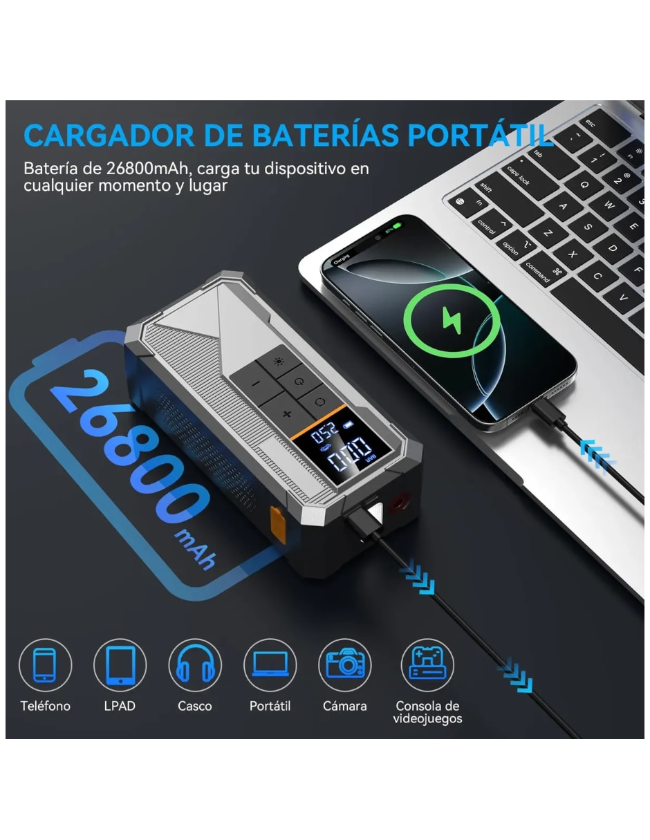 Arrancador compacto para auto 4